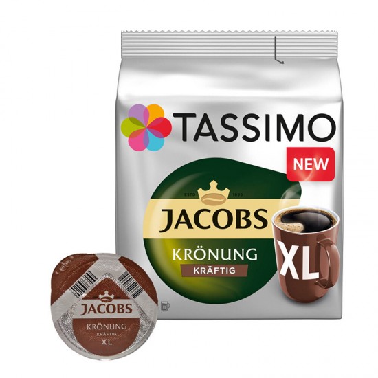 Кофе в капсулах Tassimo Jacobs Kronung Kraftig XL (16 шт)