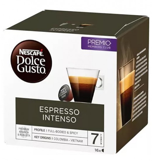 Кофе в капсулах Nescafe Dolce Gusto Espresso Intenso Decaffeinato (16 шт.)