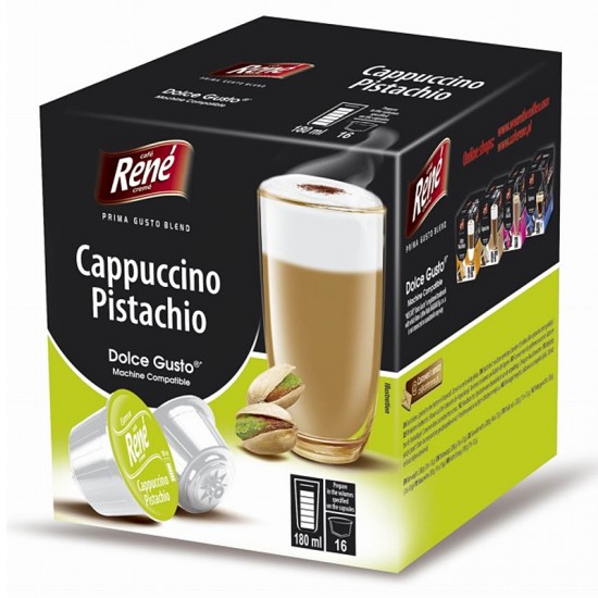 Кофе в капсулах Cafe Rene Dolce Gusto Cappuccino Pistachio (16 шт.)