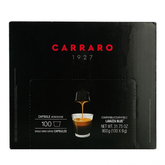 Кофе в капсулах Carraro Lavazza Blue Crema Espresso (100 шт.)