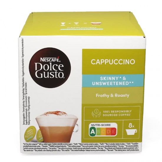 Кофе в капсулах Nescafe Dolce Gusto Cappuccino Skinny & Unsweetened(16 шт.)