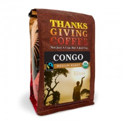 Кофе в зернах Thanksgiving coffee Congo 340 г