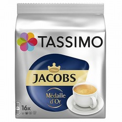 Кофе в капсулах Tassimo Jacobs Medaille d'Or (16 шт)