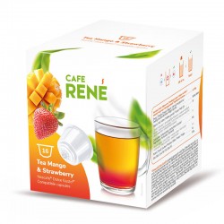 Чай в капсулах Cafe Rene Dolce Gusto Tea Mango & Strawberry (16 шт.)